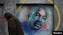 Mural posvećen Martinu Luteru Kingu u američkoj prestonici Vašingtonu