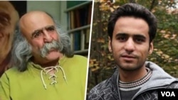 بهنام موسیوند (راست) و کیوان صمیمی.