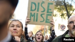 Protest u Beogadu zbog aerozagađenja, 13. novembar 2022.