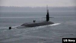 미 해군의 오하이오급 전략핵잠수함인 켄터키함.