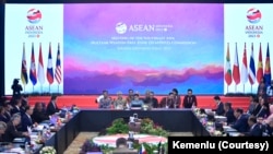 Asean Ministrial Meeting (AMM) 2023 yang berlangsung di Jakarta.salah satunya membahas kawasan bebas nuklir di Asia Tenggara. (Foto: Courtesy/Kemenlu)