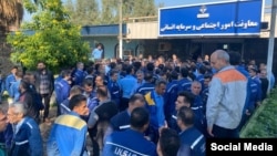 اعتراض کارگران فولاد در اهواز - دوشنبه ۲۳ بهمن