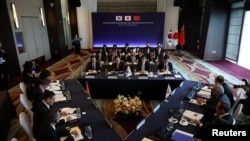 韩日中三国财经高官会议2023年5月2日在韩国仁川开会。（路透社）