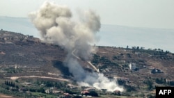 صحنه‌ای از درگیری‌ها در جنوب لبنان - ۶ تیر ۱۴۰۳