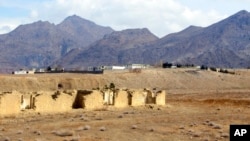 FILE - The Mes Aynak valley, southwest of Kabul, Afghanistan, is pictured March 2, 2022. The unexploited copper source is estimated to be worth nearly $1 trillion. China's MCC won the contract to exploit the mine over 10 years ago.