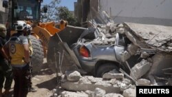 پیامد حمله جنگنده‌های روسیه به جسر الشغور، سوریه. چهارم تیر.