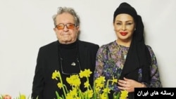 داریوش مهرجویی و همسرش وحیده محمدی‌فر