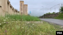 FILE - Residents are protesting against a planned chemical waste reservoir in the Soyudlu village of the Gadabay district in Azerbaijan.