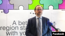 Arhiva - Šef Delegacije Evropske unije u Srbiji Emanuel Žiofre (Foto: Fejsbuk stranica Delegacije Evropske unije u Srbiji)