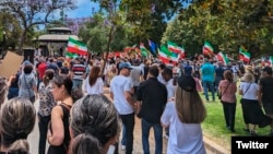 تظاهرات ایرانیان در شهر پرث در غرب استرالیا 