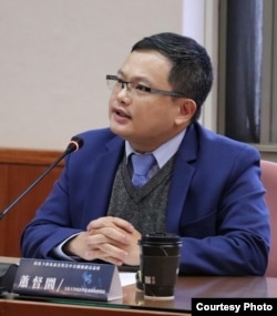 台湾中华港澳之友协会副秘书长，淡江大学中国大陆研究所助理教授萧督圜