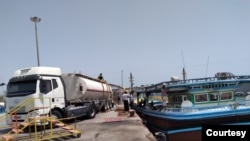 توقیف یک کشتی حامل سوخت قاچاق در ایران