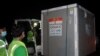 Vaksin COVID-19 AstraZeneca tiba di bandara internasional Soekarno-Hatta, Tangerang, Jakarta, 8 MAret I2021. (Muhammad Iqbal/Antara Foto via REUTERS).