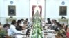 Presiden Jokowi memimpin Rapat Terbatas mengenai Masterplan Ibu Kota Nusantara, Rabu, 20 Juli 2022, di Istana Merdeka, Jakarta.(Biro Setpres)