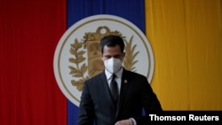 FILE PHOTO: Venezuelan opposition leader Guaido attends a session of Venezuela's National Assembly in Caracas.
