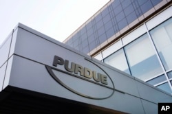 FILE - Purdue Pharma offices are seen in Stamford, Connecticut, May 8, 2007.