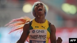 دوحہ کے مقابلوں میں شیلیئن نے 100 میٹر کا فاصلہ 10 اعشاریہ سات ایک سیکنڈ میں طے کیا۔ 