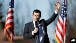Democratic presidential candidate former South Bend Mayor Pete Buttigieg campaigns Feb. 29, 2020, in Nashville, Tenn. 