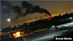 تصویری منتسب به حمله تلافی‌جویانه اسرائیل علیه جمهوری اسلامی - تهران، ۵ آبان