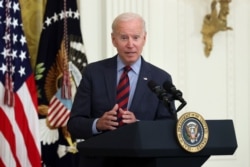 U.S. President Joe Biden delivers remarks at the White House in Washington, August 3, 2021.