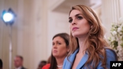 Direktorka za komunikacije Bele kuće Houp Hiks, 21. februara 2018. (Foto: AFP/Mandel Ngan)