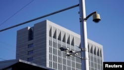 资料照：中纪委在北京的总部大楼。