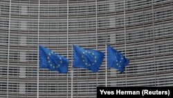 Zastave EU u Briselu