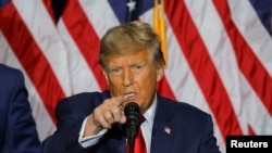 Bivši predsednik Donald Tramp u Demojnu u Ajovi, 15. januara 2024. (Foto: REUTERS/Brian Snyder)
