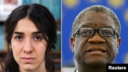 Aktivistkinja Nadija Murad i ginekolog Denis Mukvege