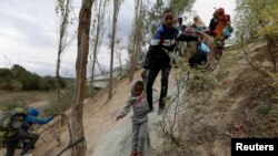 Мігранти із Сомалі неподалік грецько-македонського кордону