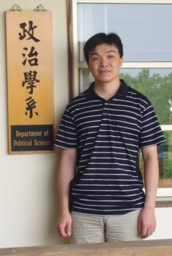 位于中台湾台中的东海大学政治学系教授沈有忠（照片提供：沈有忠）