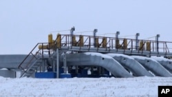 Архивное фото газоперекачивающей станции в Судже, Курская область.