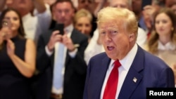 دونالد ترامپ در یک کنفرانس خبری در نیویورک - آرشیو