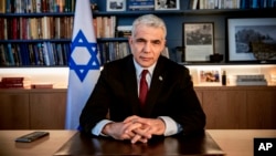 یائیر لاپید، نخست ‌وزیر دولت انتقالی اسرائیل