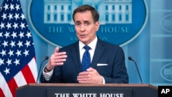 جان کربی، هماهنگ‌کننده ارتباطات راهبردی شورای امنیت ملی کاخ سفید - ۱۳ اردیبهشت ۱۴۰۳ 