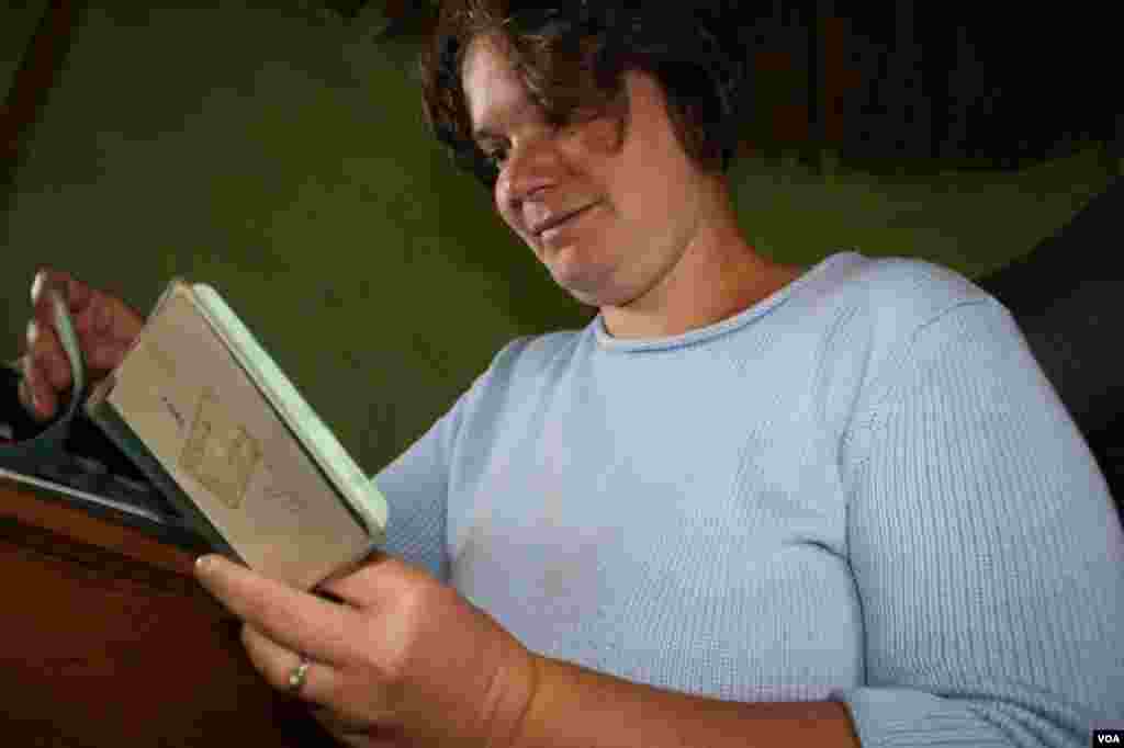 The home’s director, Alex Gunther, acknowledges that her facility is “inadequate” for Sisa … But he has nowhere else to go in the region (VOA/ D. Taylor) 