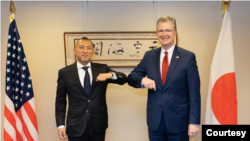 美国负责东亚和太平洋事务的首席外交官康达（Daniel Kritenbrink）2021年11月8日在东京与日本官员会晤（ 来自美国驻东京大使馆推特账号）