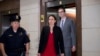 前白宫俄罗斯和欧洲事务顾问费奥娜·希尔抵达国会山。(2019年10月14日)