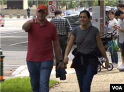 Chicago pharmacist Hiba Cheetany with Michael Trnka, also of Illinois.