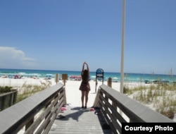 The beach in Destin, Florida. Photo courtesy of Anzhela Rudenko.