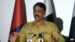Pakistan's army spokesman Maj. Gen. Asif Ghafoor.