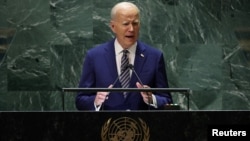 2023年9月19日美国总统拜登在第78届联合国大会上发表讲话