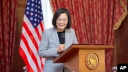 تسای اینگ-ون، رئیس جمهوری تایوان سال گذشته سفری به آمریکا داشت. 