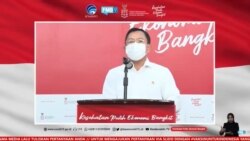 Dalam telekonferensi pers Senin (7/12) di Jakarta, Menkes Terawan Agus Putranto memastikan vaksin Sinovac dalam keadaan baik dan tidak rusak (Foto:VOA)