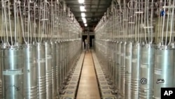 تصویری از سانتریفیوژها در تاسیسات غنی‌سازی اورانیوم نطنز (آرشیو)