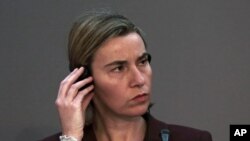 Kepala kebijakan luar negeri Uni Eropa, Federica Mogherini.