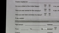 US Jobseekers With Criminal Past Don’t Want to Be Boxed In