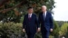 U.S. President Joe Biden, right, and Chinese President Xi Jinping walk together after a meeting during the Asia-Pacific Economic Cooperation leaders' week in Woodside, California, Nov. 15, 2023.
