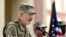 FILE - U.S. commander in Afghanistan, Gen. John W. Nicholson in Kabul, Afghanistan, March 2, 2016.