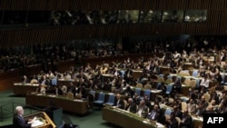 Mahmud Abbos BMT minbarida: Falastin davlatini tan oling